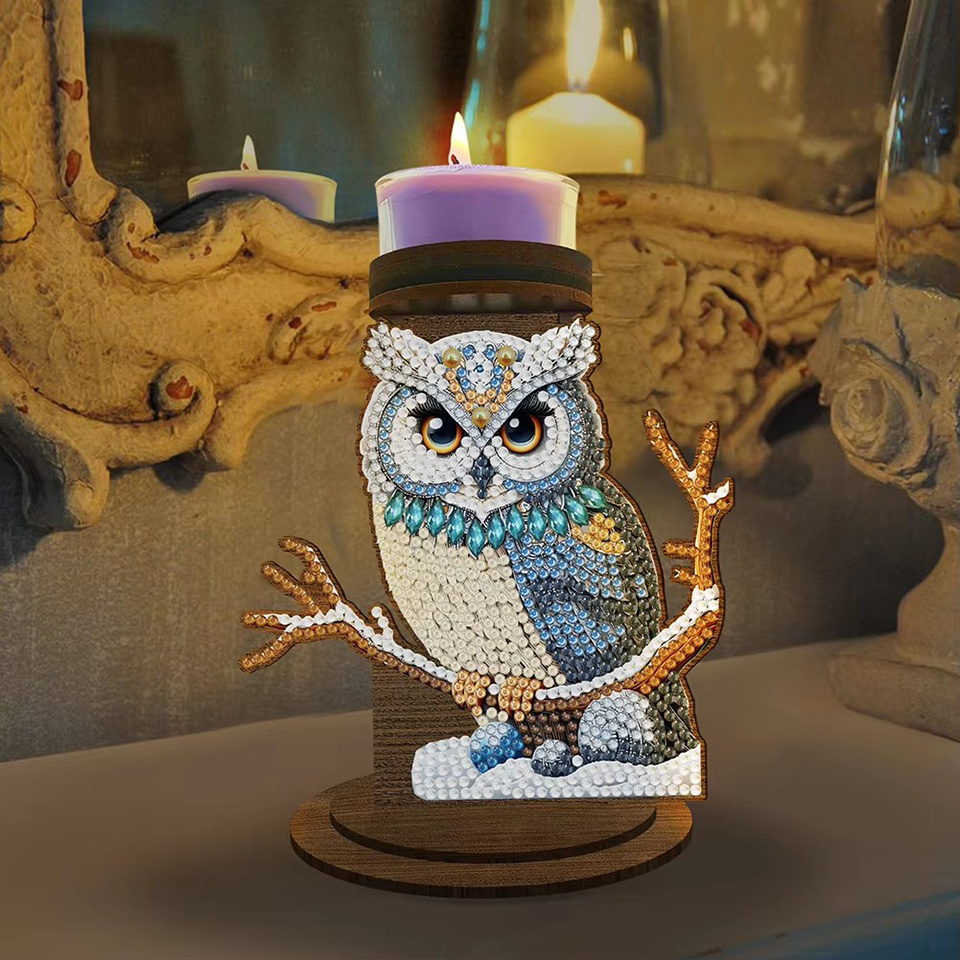 Portavelas con forma de búho,  - Candle Supplies Europe reseña y precio
