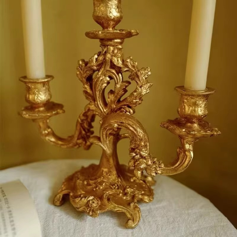 Candelabro Retro Barroco, Deco - Luxury Candle Supplies Usa reseña y precio