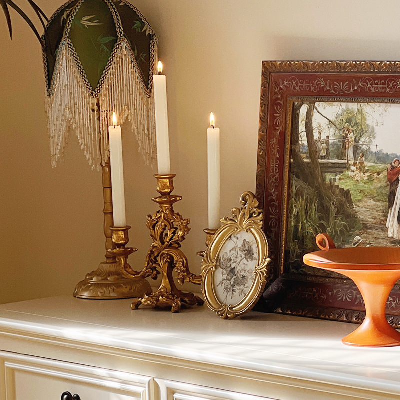 Candelabro Retro Barroco, Deco - Luxury Candle Supplies Usa reseña y precio