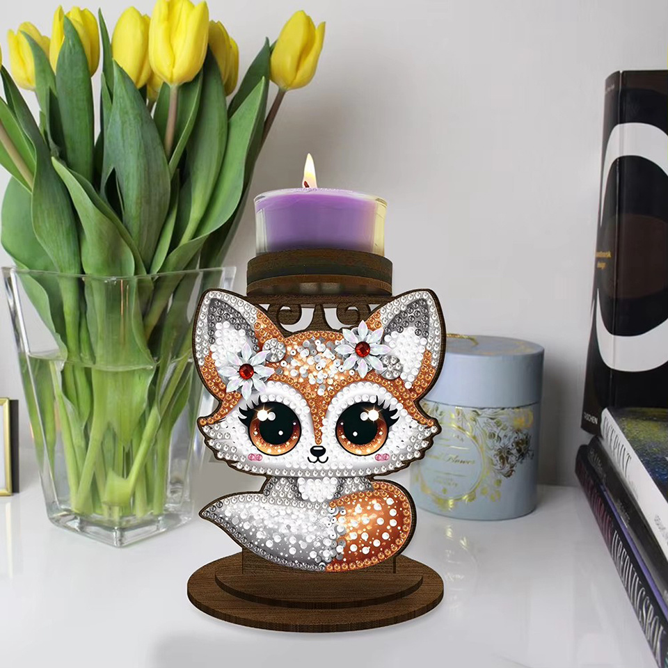 Portavelas con forma de zorro, - Candle Supplies Europe reseña y precio